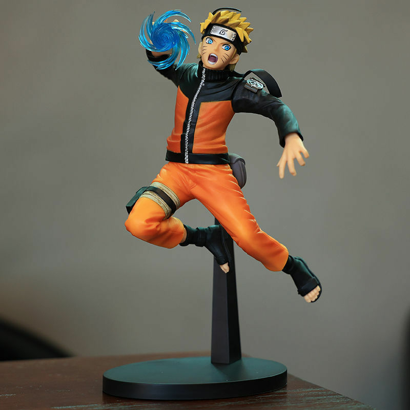 Naruto hand-made whirlpool Naruto flag wood Kakashi Sasuke pvc model decoration gift anime gift