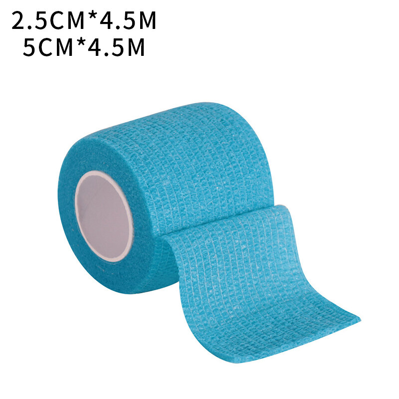 Auto-adesivo elástico colorido Athletic Wrap Tape Fitness Protector Joelho Dedo Tornozelo Ombro Palm Primeiros Socorros Bandagem