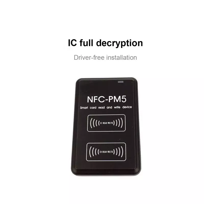 Nuevo duplicador PM5 IC/ID 13,56 MHZ lector RFID NFC Función de decodificación copiadora de tarjetas