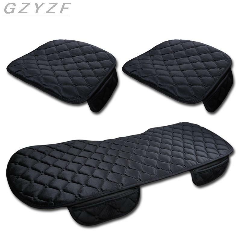 Winter Pure Cotton Car Seat Cover Winter Warm Car Cushion Covers Universal Soft Cotton Seats Automobile Chair Protector