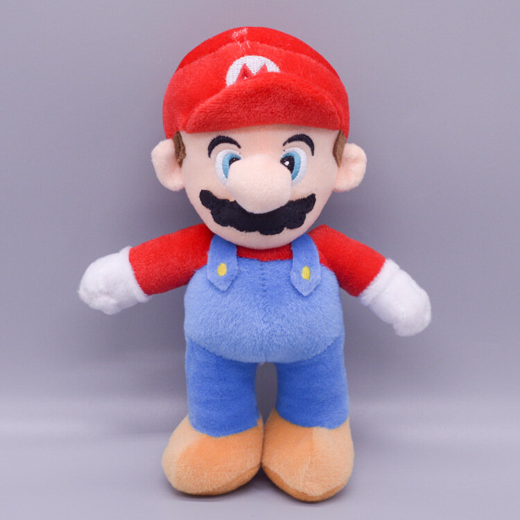 25ซม.Super Mario Plush ตุ๊กตา Mario Bros เกมไดโนเสาร์อะนิเมะตุ๊กตาของเล่นตกแต่งเกมตุ๊กตาวันเกิดของขวัญ