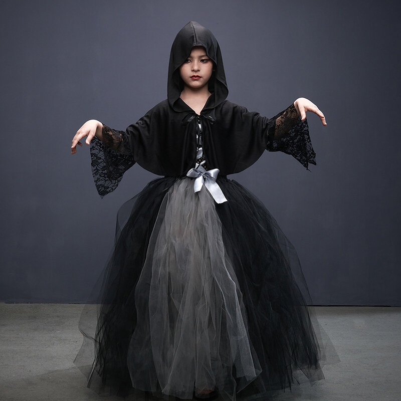 Halloween Mädchen Maleficent Hexe Kleid Bat Kürbis Weihnachten Elf Kinder Kostüm Böse Königin Tutu Kleider Kleid Cosplay Party Outfits