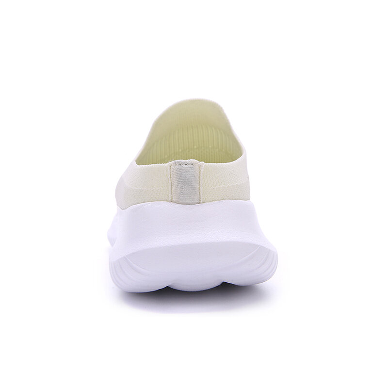 STRONGSHEN  Semi-trailer Flying Woven Women's Shoes Flat Soft Bottom Non-slip Wear-resistant Comfortable Breathable Mother Shoes