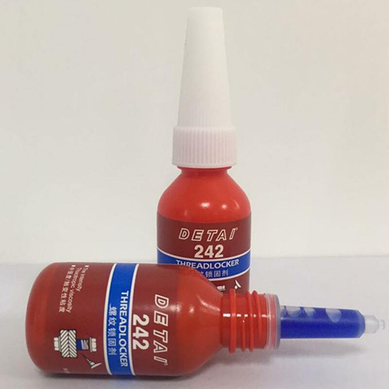 10ml Screw Glue Thread Locking Agent High Strength Anti-Pressure Blue 242 Metal Seal Anaerobic Glue Oil Resistance Curing Glue