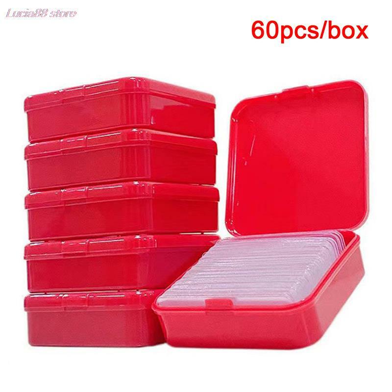 60 pz/scatola adesivo doppio lato adesivo trasparente antitraccia adesivi forti