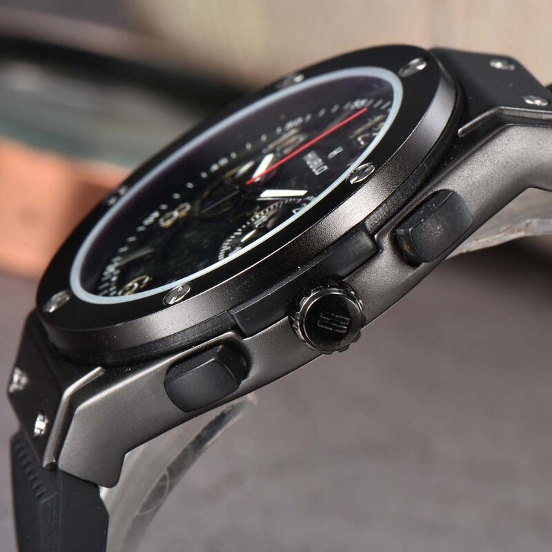 Jam Tangan Merek Asli Klasik Baru untuk Pria Jam Tangan Tanggal Otomatis Top Multifungsi Mewah Jam Kuarsa Chronograph Olahraga AAA