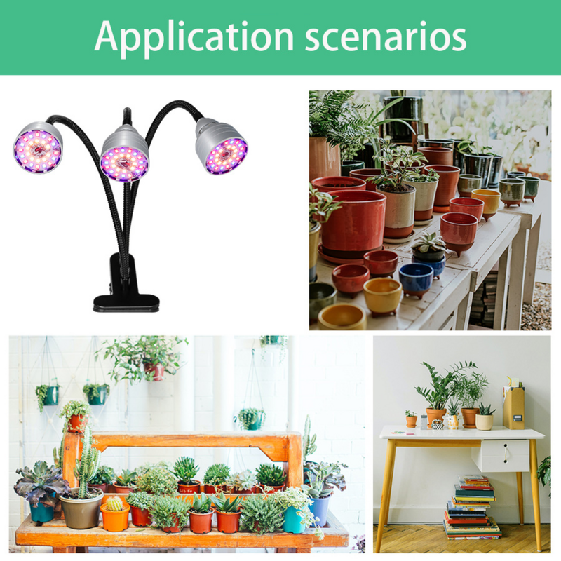 Phytolampe de croissance Led USB pour plantes, éclairage pour semis, hydroponique, fleurs, tente intérieure