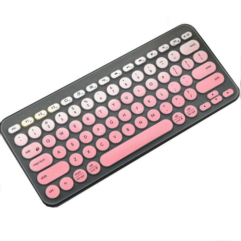 1pc Silicone Protective Film Case Ultra Thin Laptop Keyboard Cover Skin for Logitech K380 Wireless Keyboard Protector