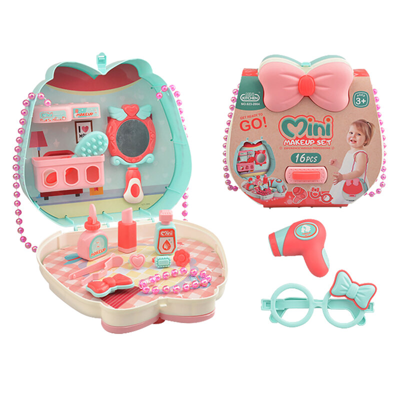 Kids Toys Simulation Cosmetics Set Pretend Makeup Toys Girls Play House Simulation Make Up Educational Toys For Girls Fun Game