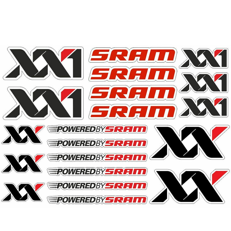 CTCM CMCT ل SRAM xx1 دراجة الإطار الجرافيك لاصق غطاء مقاوم للماء خدش الفينيل 20 قطعة ملصق