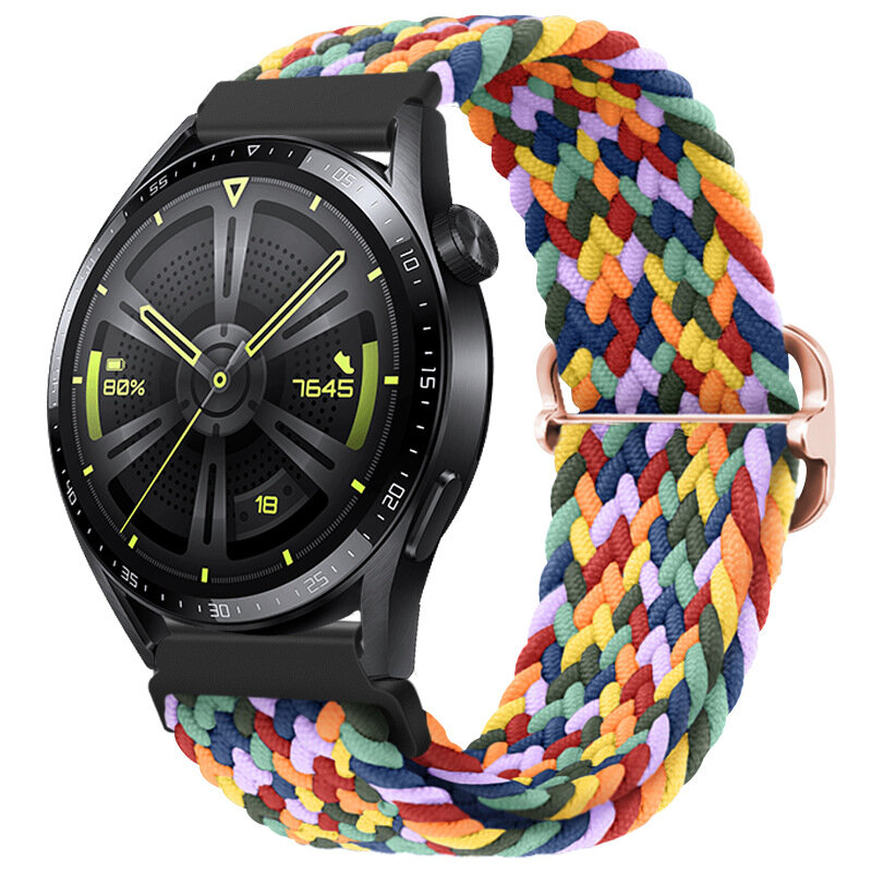 Cinturino in Nylon per Samsung Galaxy watch 4/classic/46mm/Active 2/Gear S3/amazfit bracciale elastico regolabile Huawei GT 2/3 Pro band