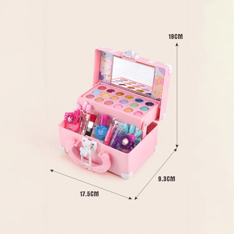 Educatief Speelgoed Lippenstift Nagellak Cosmetische Tas Kinderen Simulatie Make-Up Set Pretend Play Speelgoed Verjaardagscadeau Voor Ingenieuze