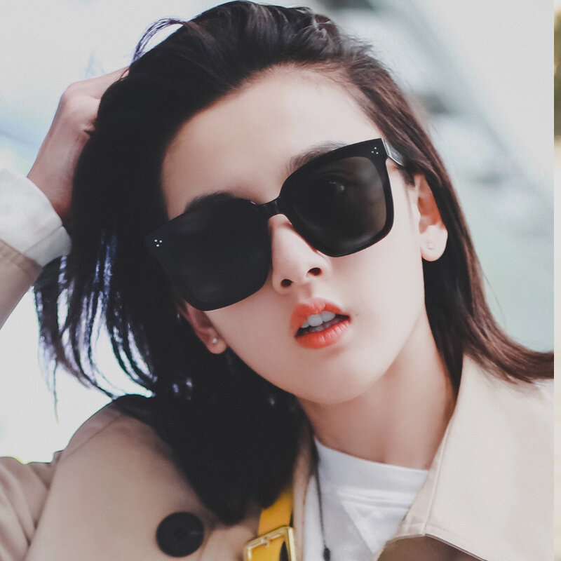 2020 Korea aktualności styl delikatny potwór okulary kobiety mężczyźni jej marzyciel 17 solo lang octan polaryzacyjne okulary przeciwsłoneczne kobiety mężczyźni