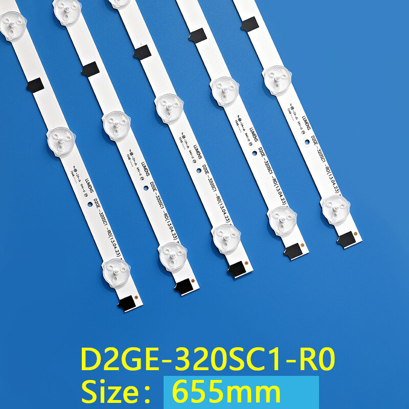 Tira de luces LED D2GE-320SC1-R0, accesorio para Samsung shar-p, 32 ", BN96-28489A, UE32F5000, UE32F5500, UE32F4000, D2GE-320C1-R0, 655MM, CY-HF320BGSV1H