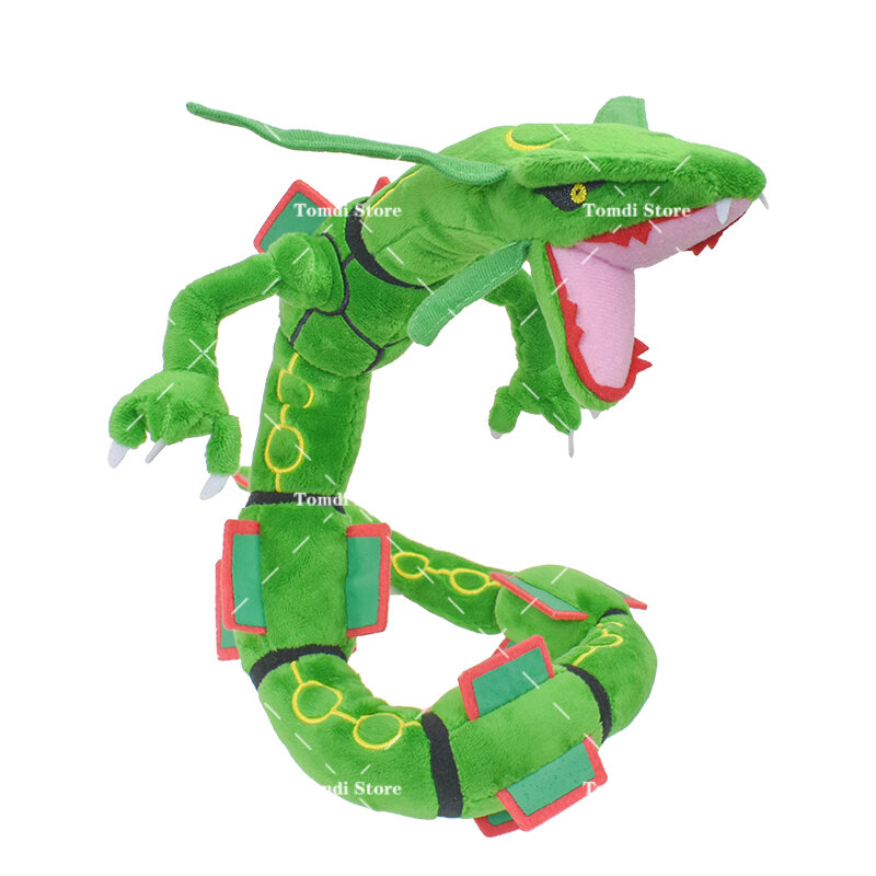 Pokemon peluche gyarados rayquaza pelúcia bordado 60-80cm dragão pelúcia brinquedos boneca bolso monstro presente de aniversário para crianças