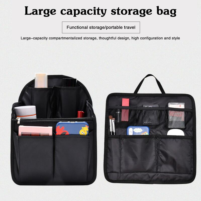 Mochila forro organizador inserir saco no compartimento saco de classificação saco de viagem bolsa de armazenamento acabamento pacote acessórios de viagem