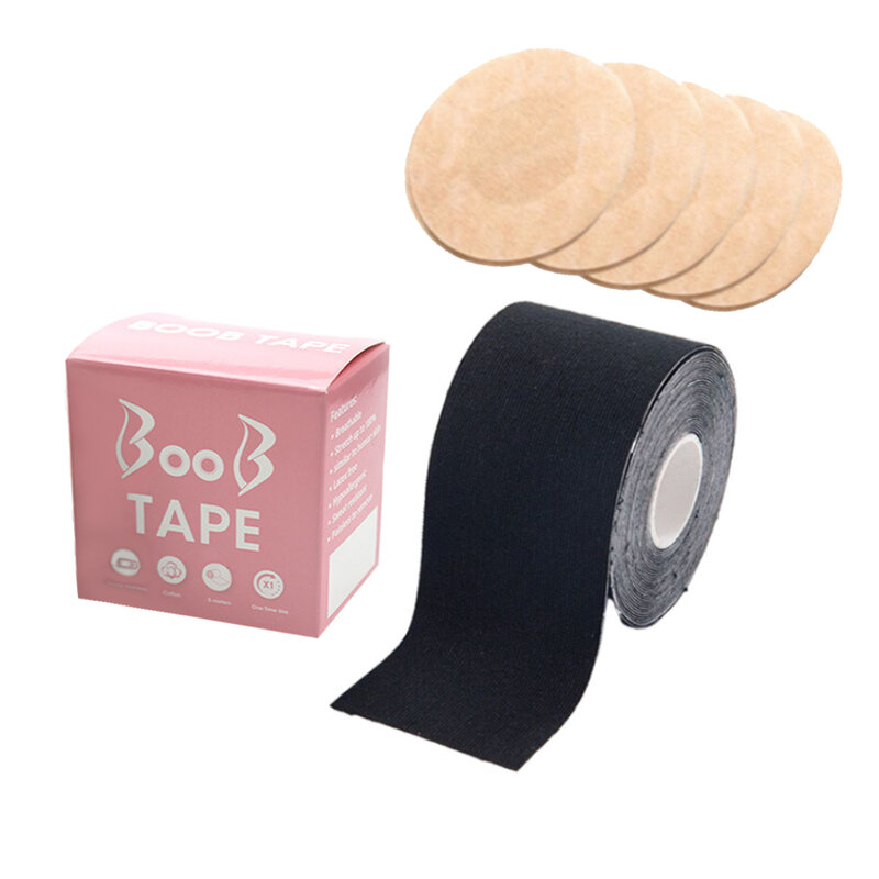 Rollo de cinta cubrepezones para mujer, push up, cinta invisible, adhesivo, sexy, bralette, 1 unidad