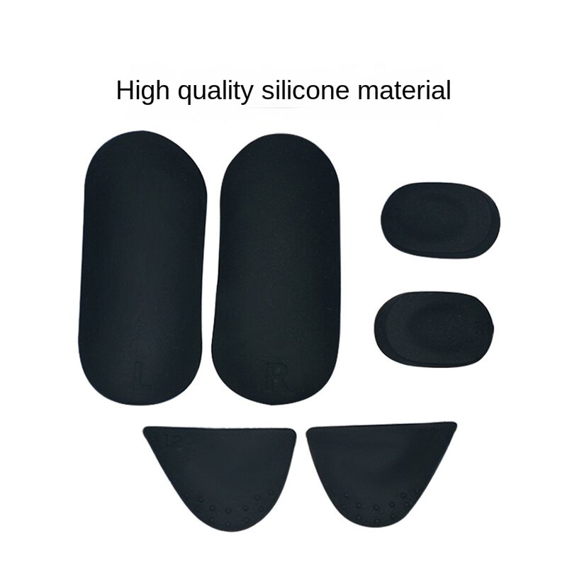 Gorra basculante negra antideslizante y resistente al desgaste, cómoda al tacto, opción colorida, Protector ajustado, pegatinas de silicona, blanco y azul
