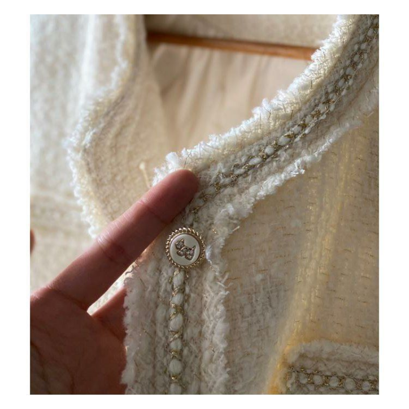 Manteau d'hiver très chaud pour femme, vêtement d'extérieur léger et rembourré en Tweed, style coréen, livraison gratuite, collection 2022