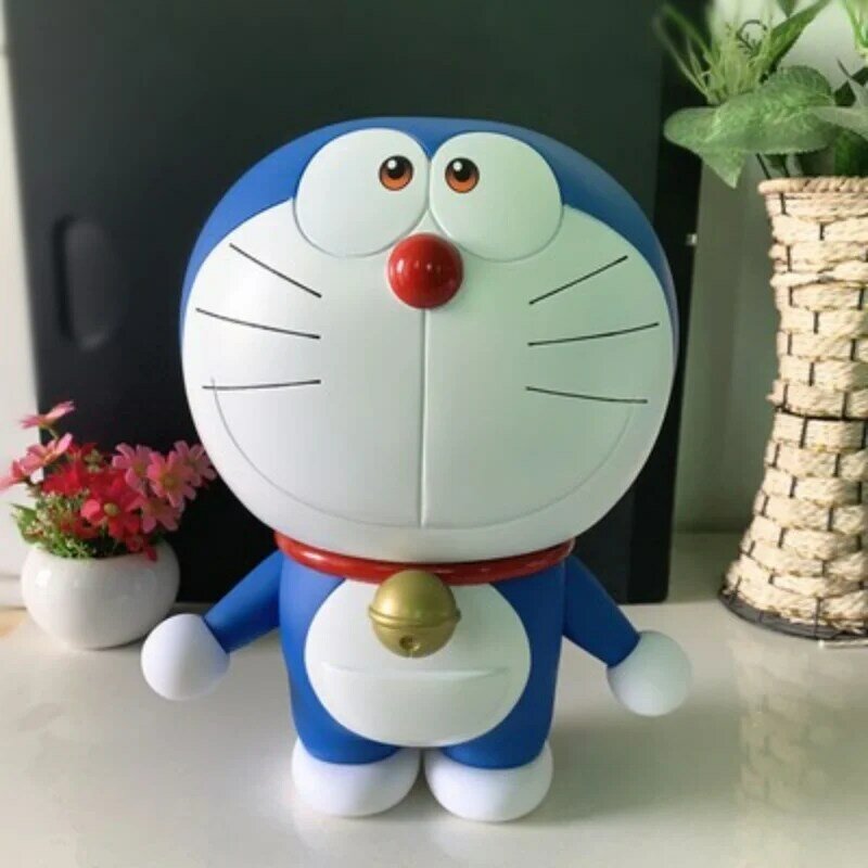 Doraemon anime ornamentos figuras casa quarto ornamentos bonecas bonecas grandes dimensões robô gatos nobita shizuka ornamentos brinquedos figuras
