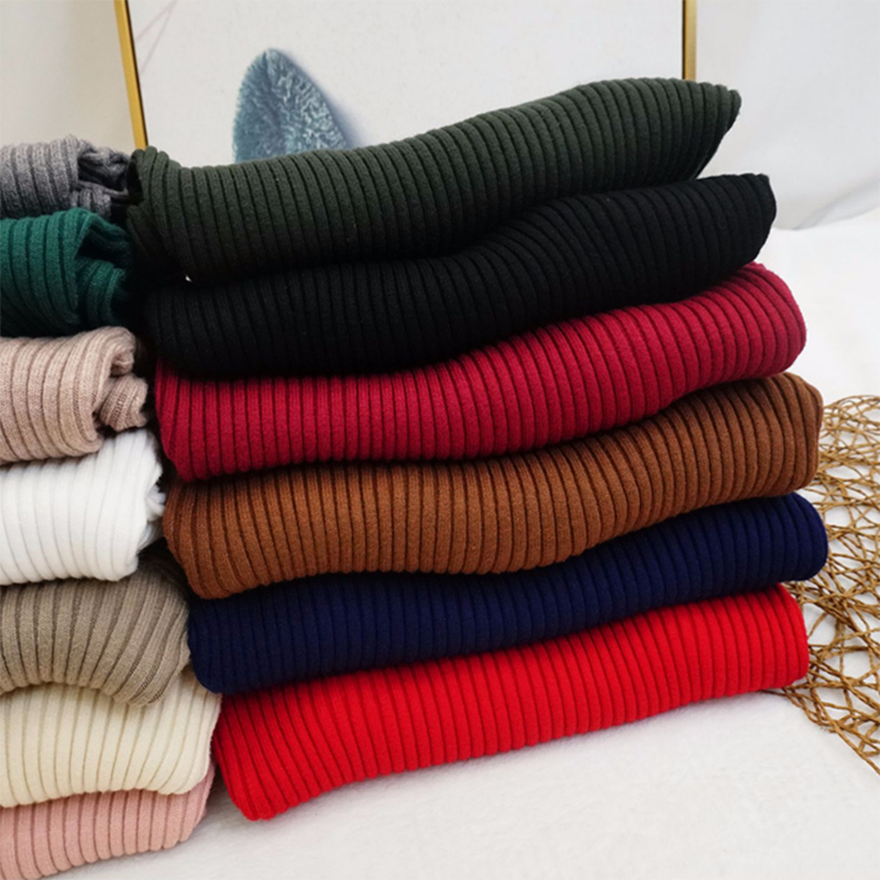 Robe de soirée Slim à manches longues et col roulé pour femme, en tricot, Vintage, peut être portée pour trois saisons