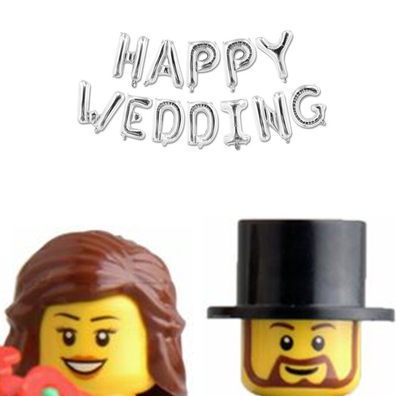 2 pezzi matrimonio sposa e sposo Mini uomo decorazione torta Souvenir blocchi regalo