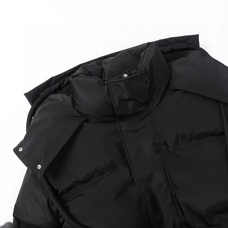 Luxury Winter Men's 90% White Duck Down Jacket High Quality Women's Hooded Warm Outdoor Casual Baseball Coat