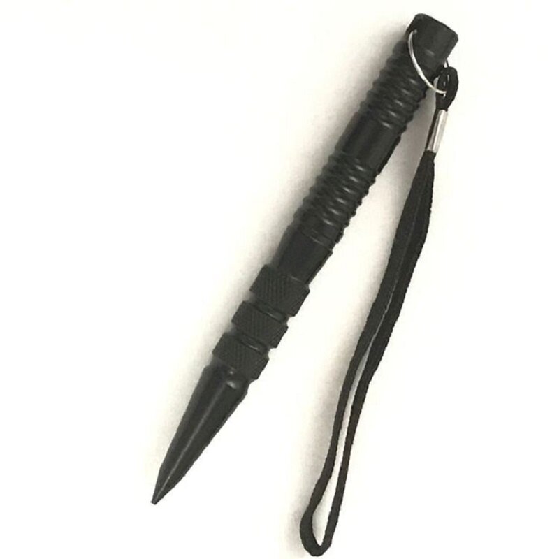 Penna tattica di autodifesa colore grigio nero gadget di autodifesa di emergenza personale wepons penna multifunzione strumento EDC portatile