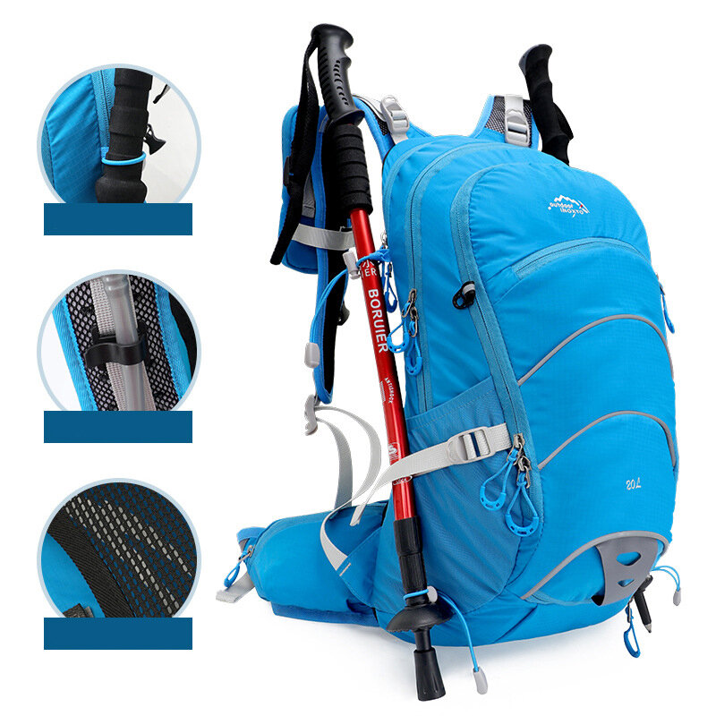 INOXTO-bolsa de agua impermeable para bicicleta, mochila de hidratación para deportes al aire libre, escalada, 20L