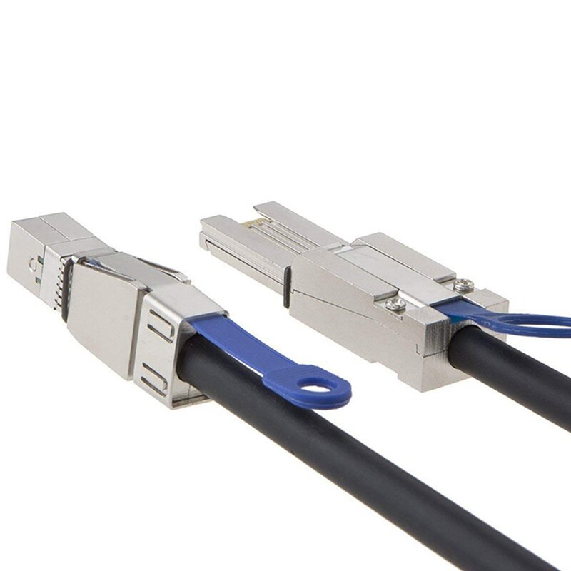 MOOL zewnętrzny Mini SAS HD SFF-8644 na Mini SAS SFF-8088 hybrydowy kabel 1M 3,3 stopy