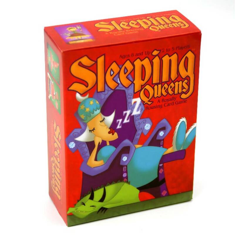 전체 영어 Sleeping Queens 보드 게임 2-5 인용 가족 선물 Wake Queens Up 전략 게임 Funny Kids Game Toys
