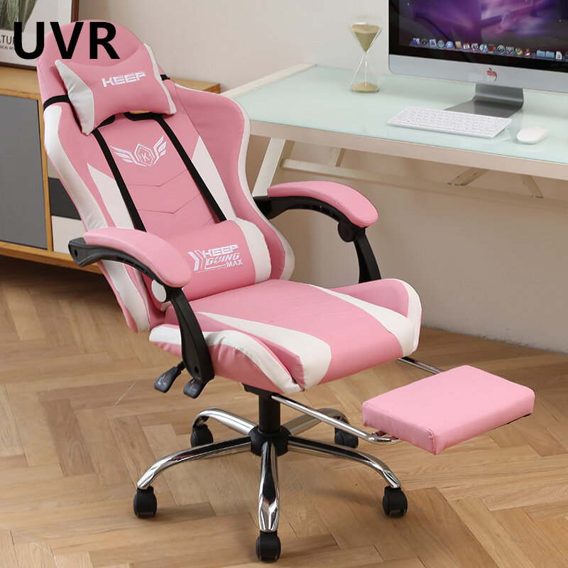 UVR High-quality Comfortable Executive Computer Seating Adjustable Live Gamer Chairs  Comfortable High Back With Footrest