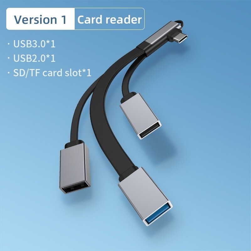 Hagibis USB C HUB Card Reader เครื่องอ่านการ์ด Type-C To USB 3.0 2.0 Hub SD Micro SD TF Card Reader สายเคเบิลอะแดปเตอร์ OTG สำหรับโทรศัพท์มือถือ ...