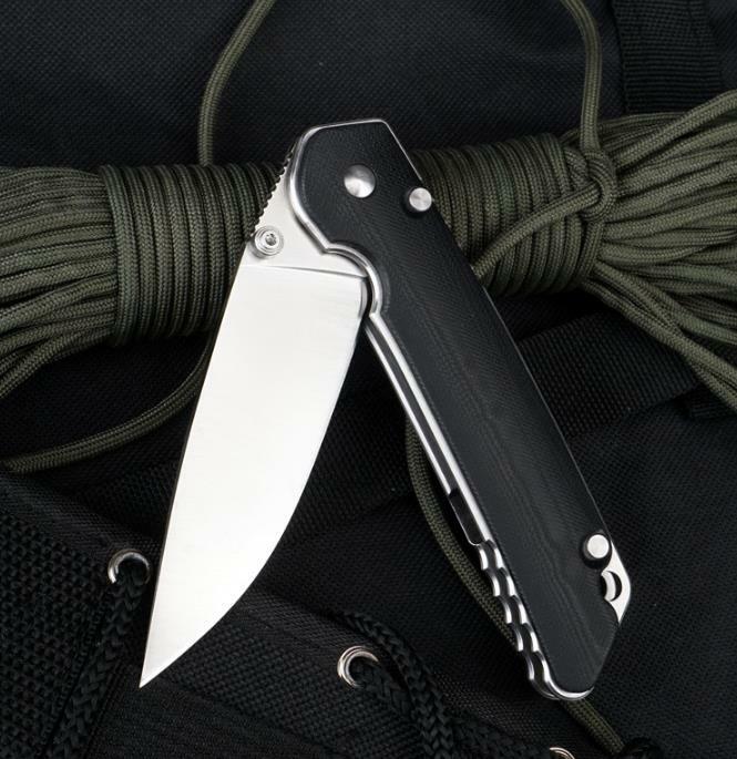 New D2 Blade Tactical Folding Knife Outdoor Multifunctional Camping Survival G10 Handle Pocket Military Knives EDC Tool