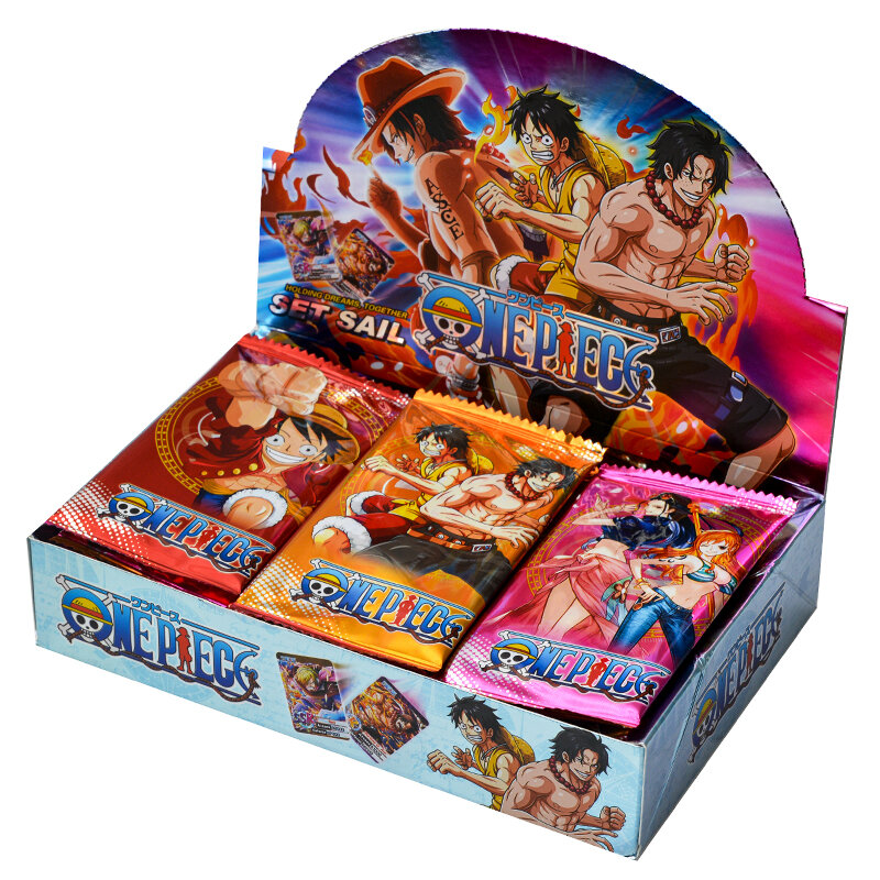 Tarjeta de One Piece Anime versión en inglés Nami Luffy TCG SR Rare Trading Collections juego de cartas coleccionables batalla juguete de regalo para niños