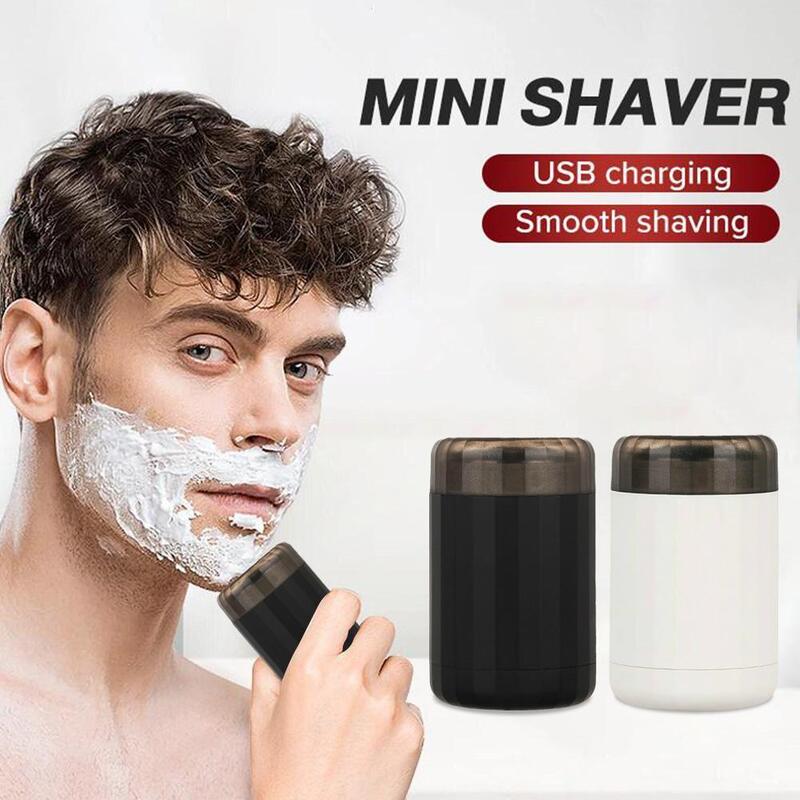 Men Mini Electric Shaver USB Rechargeable Armpit Hair Trimmer Travel Portable Car Waterproof Steel Electric Shaver