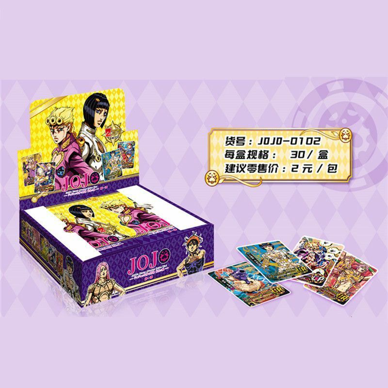 3/5 Buah Anime Jepang JoJo Aneh Petualangan Jojo Kartu Karakter Koleksi Kartu Hobi Permainan Koleksi untuk Hadiah Anak-anak