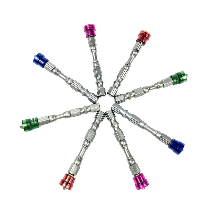 Set di cacciaviti elettrici antiscivolo con punta a cacciavite magnetico a testa singola da 5 pezzi per accessori per estrattore di utensili elettrici di alta qualità