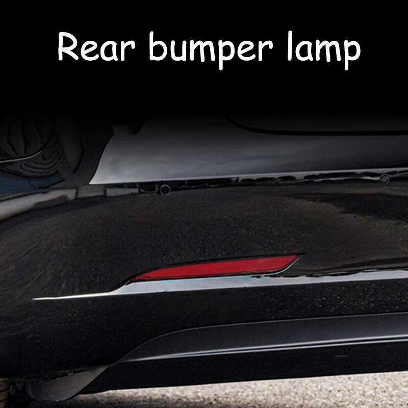 Подходит для Tesla Model 3 задний бампер светоотражатель бампер задний противотуманный предупреждающий наконечник аксессуары