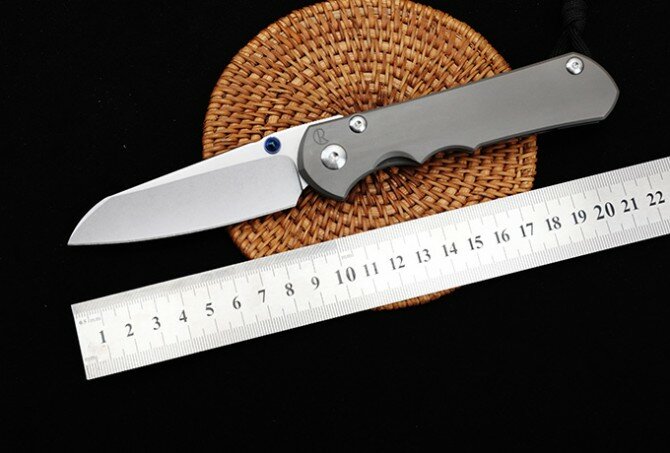 Pisau Lipat Taktis Paduan Titanium Luar Ruangan S35vn Pisau Batu Cuci Kualitas Tinggi Berkemah Keamanan Pertahanan Saku Knives-BY60
