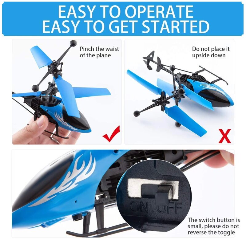 Posinko Mini Quadcopter Drone RC เฮลิคอปเตอร์ของเล่นท่าทางระยะไกลบินเฮลิคอปเตอร์ของเล่นเด็กของขวัญเด็ก