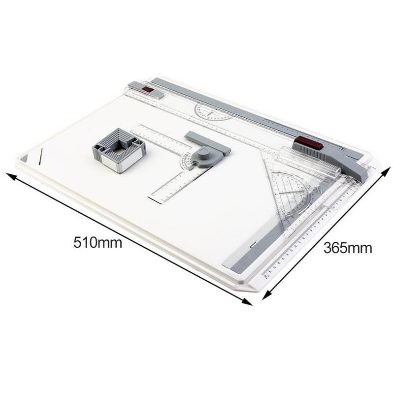 New Portable A3 Drawing Board Table Draft Painting Boards With Parallel Motion Adjustable Angle Draftsman Art Drawing Tools