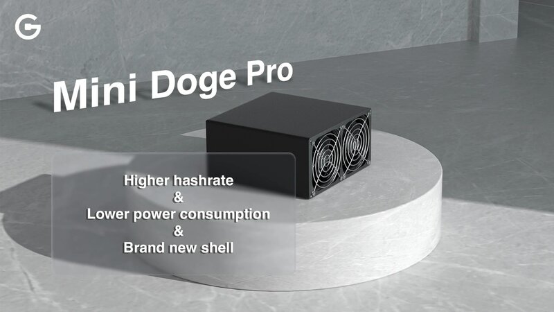 Новый выпуск Goldshell Mini Doge Pro ограниченная поставка 205MH/S 220 Вт обновленная версия от Goldshell Mini Doge