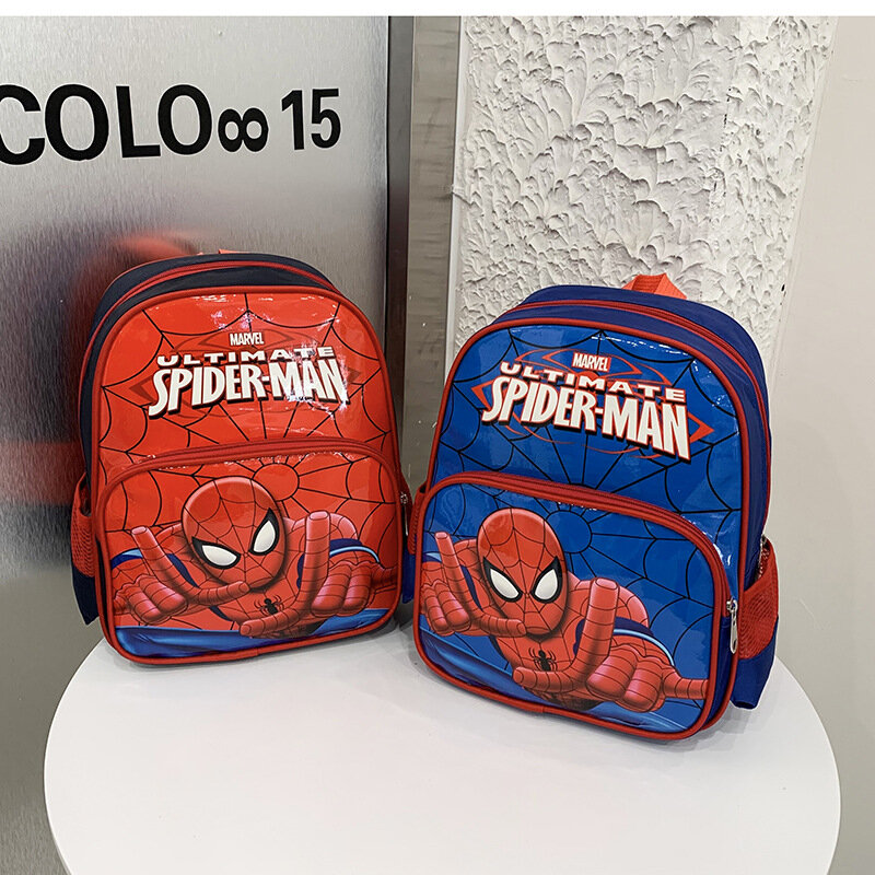 Mochila de Spiderman de Disney para niños, bolso infantil de dibujos animados, ideal para guardería, de 3 a 6 años