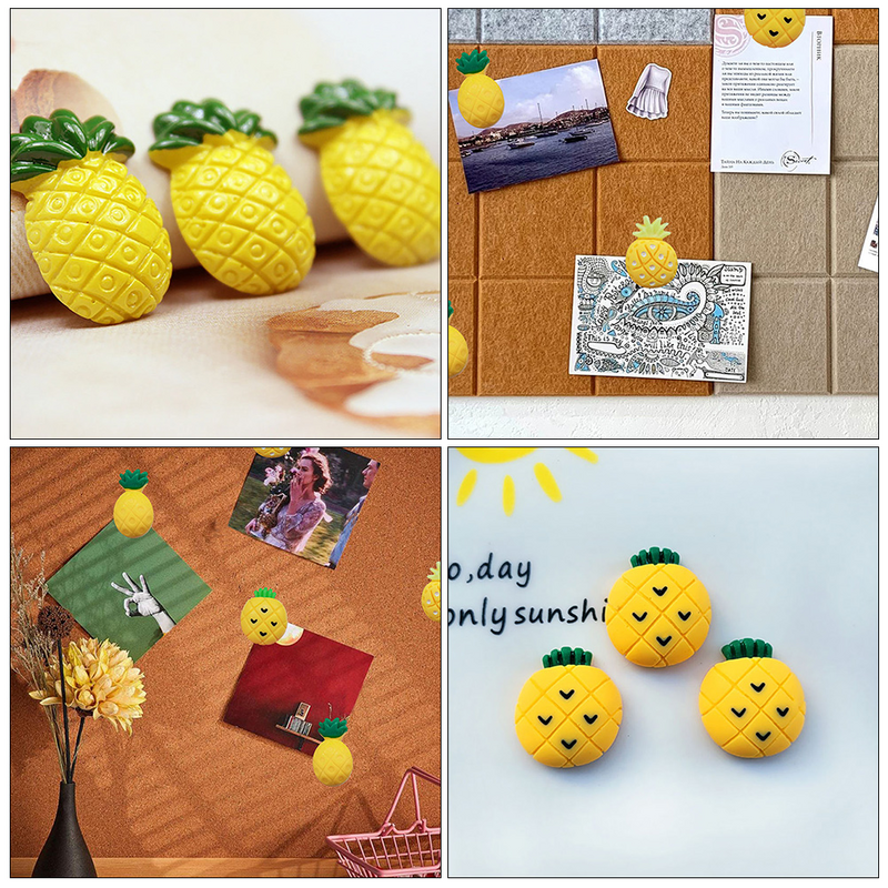 Pineapple Pushpin Tacks Bulletin Board Lovely Thumb Portable Decorative Thumbtacks Pushpins
