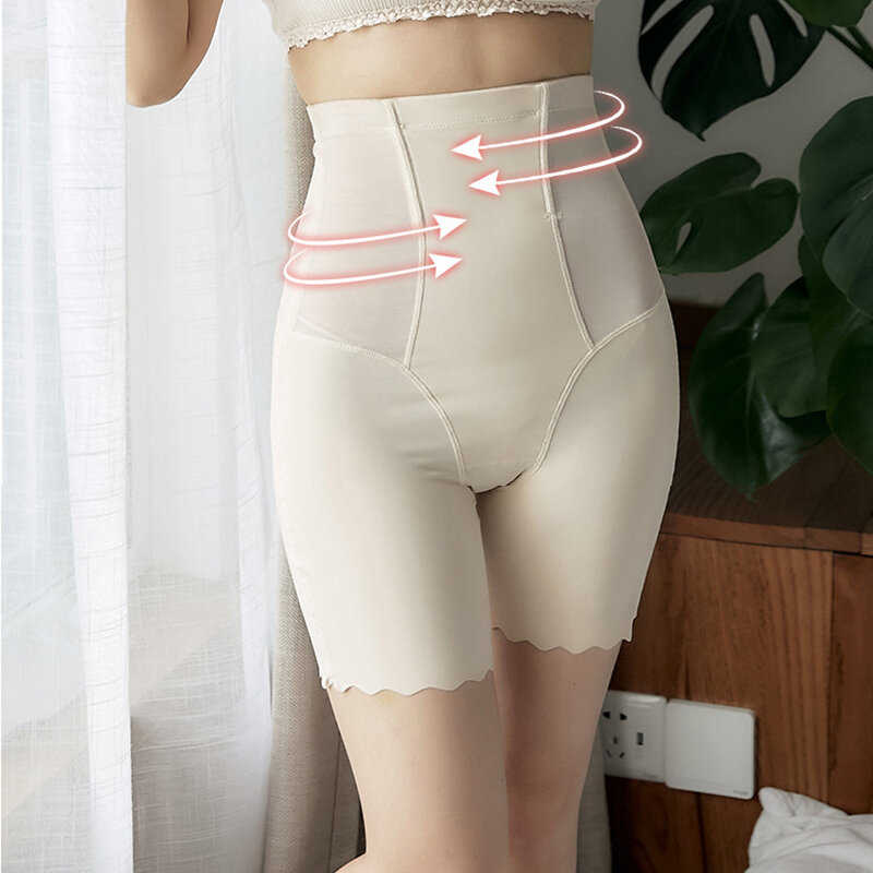 Women Waist Trainer Body Shaper Tummy Control Shorts High Waist Flat Belly Panties Butt Lifter Pants Boxer Shapewear
