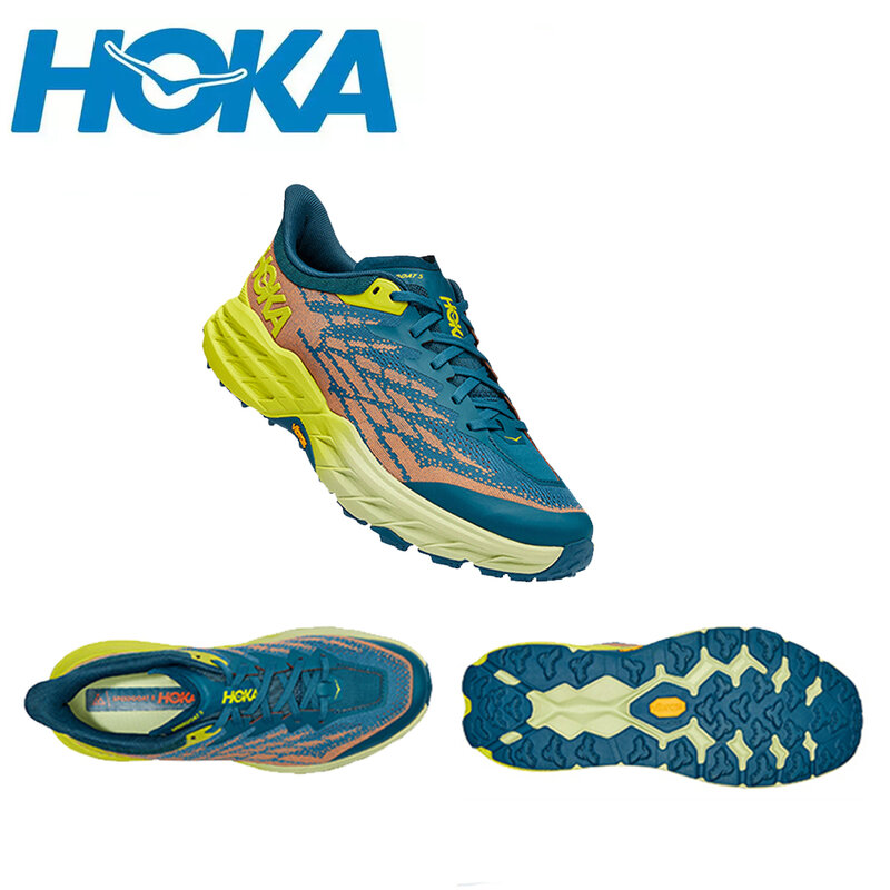 Hokka Speedヤギ5-男性と女性のための滑り止めランニングシューズ,アウトドアトレイル,ウォーキング,超軽量,滑り止め