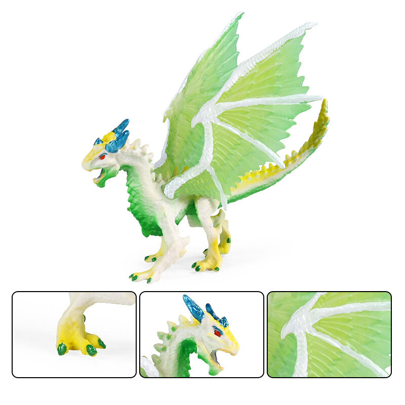 Novo modelo animal mítico dragão estatueta warcraft firehawk dragão brinquedo minifigure figura de ação coleção das crianças brinquedo presentes