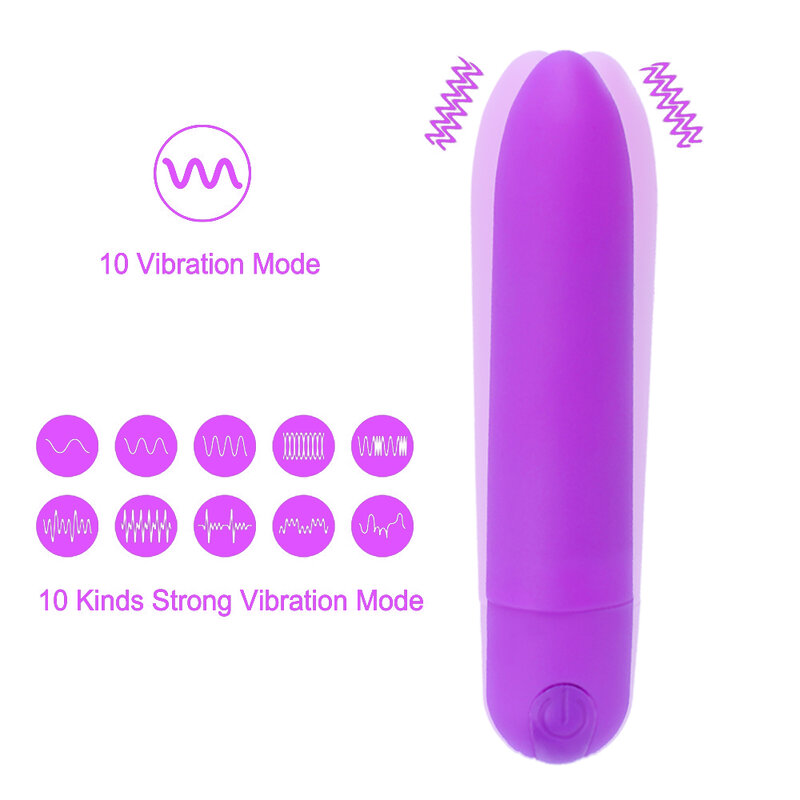 USB 10 Speed Mini Bullet Vibrators For Women sexy toys for adults Vibrator Female dildo Sex Toys For Woman sexulaes toys