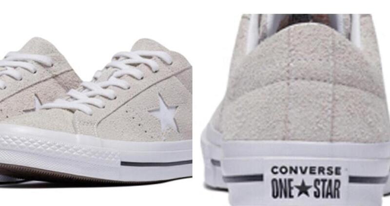 Кеды Converse One Star OX унисекс, классические кроссовки для скейтборда, низкая плоская подошва, белые бежевые, оригинал